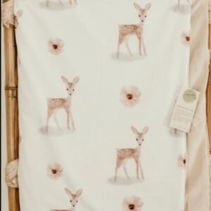 CDN con lino beige y estampado*