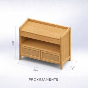 Mueble Cambiador en Roble