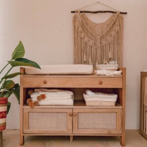 Mueble Cambiador Clásico Roble
